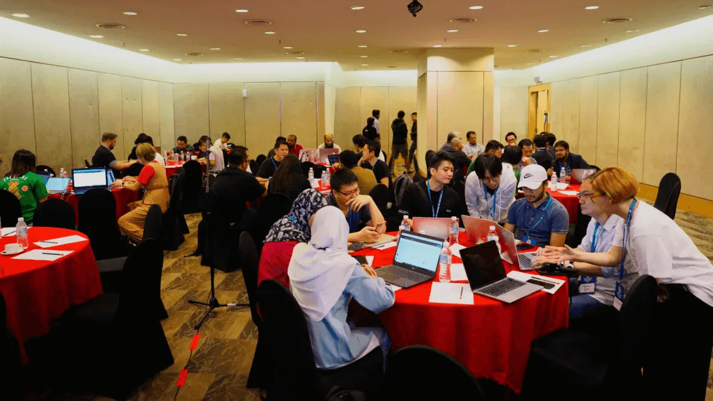 participant joined WordCamp Malaysia on contributor day