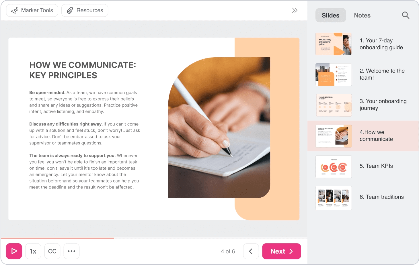 SCORM/HTML5 Content
